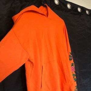 Orange hoodie